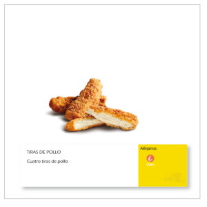 Tiras de pollo